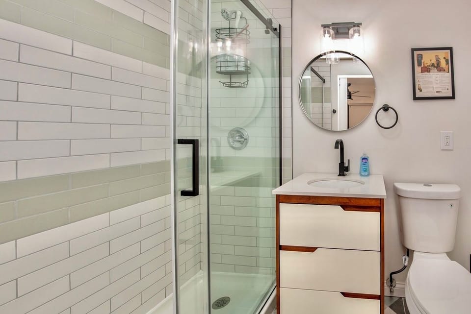 Step into our shower and let the stress melt away.
