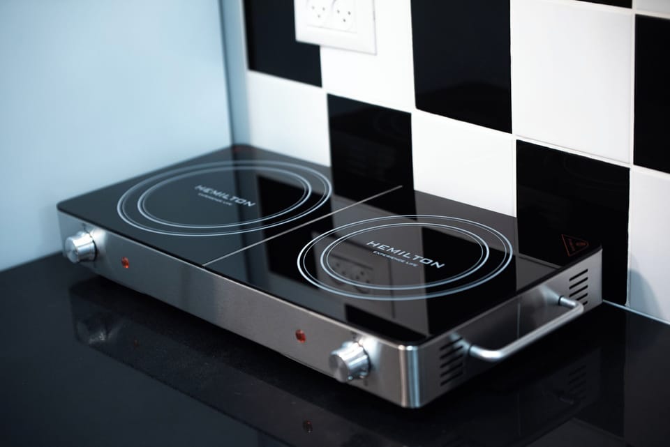 Apartment, 2 Bedrooms, Balcony | Private kitchen | Espresso maker, coffee/tea maker, fridge, microwave