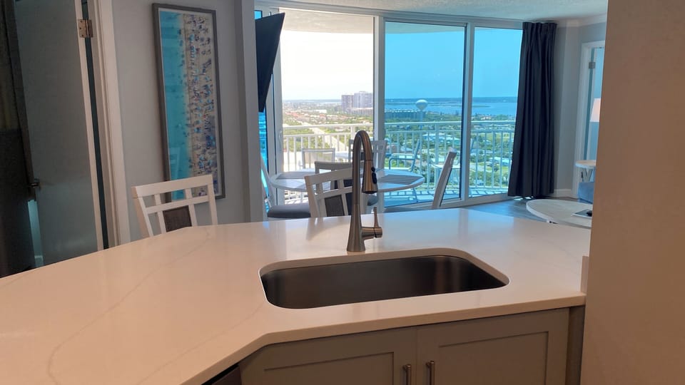 Beautiful updated, open kitchen complete with great views! 