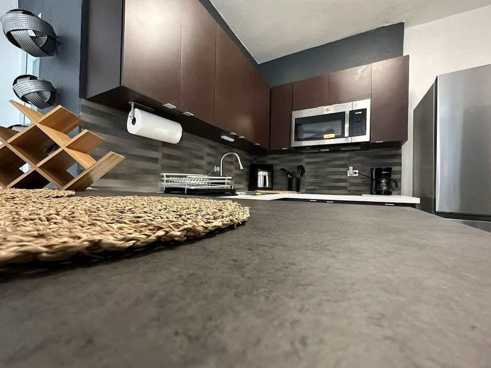 Fully equipped with modern kitchen appliances you need