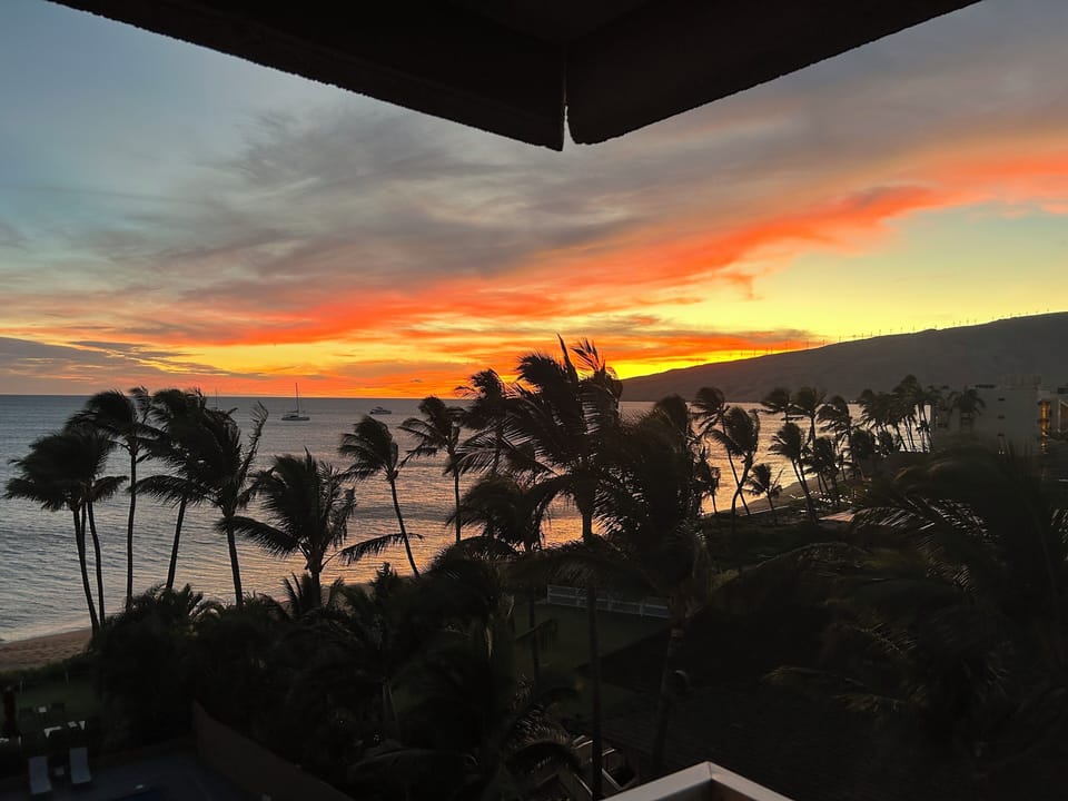 Breath taking sunsets to enjoy from the lanai! 