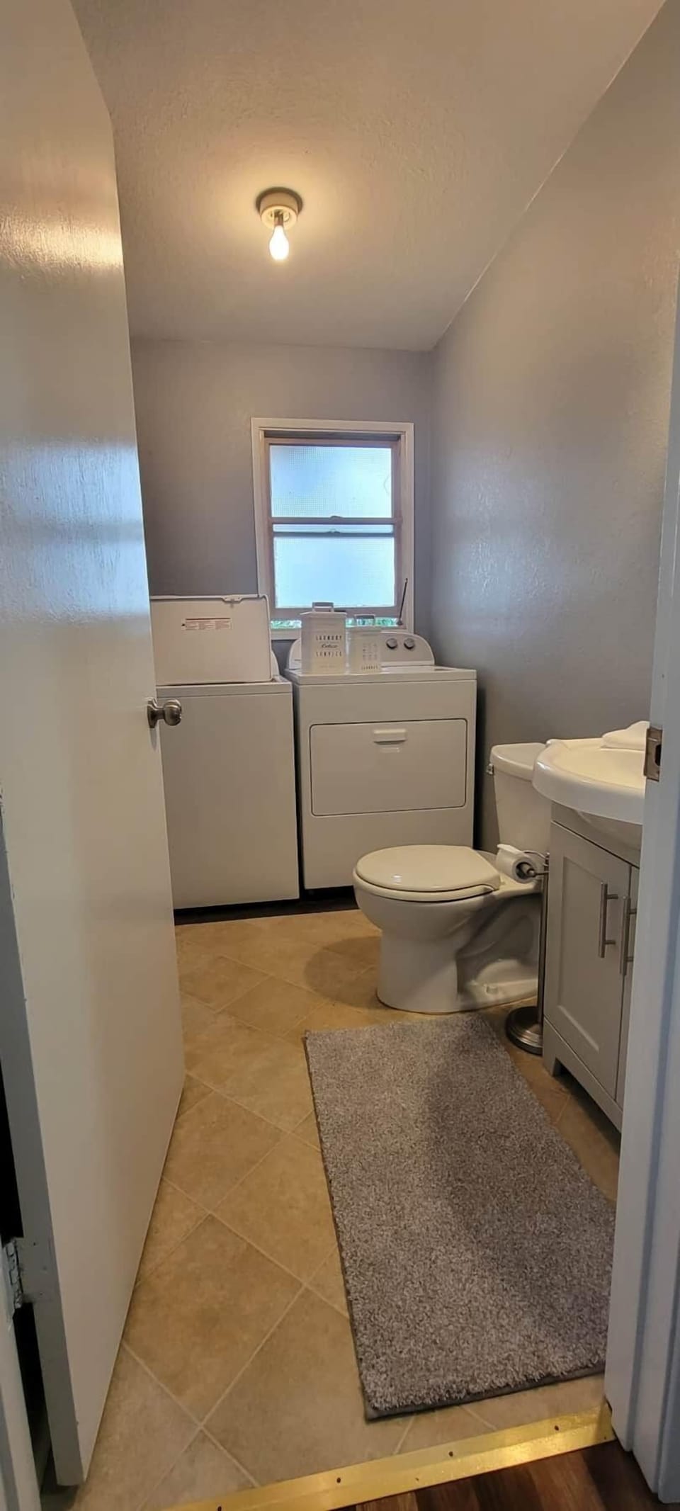 1/2 Bath with Laundry 