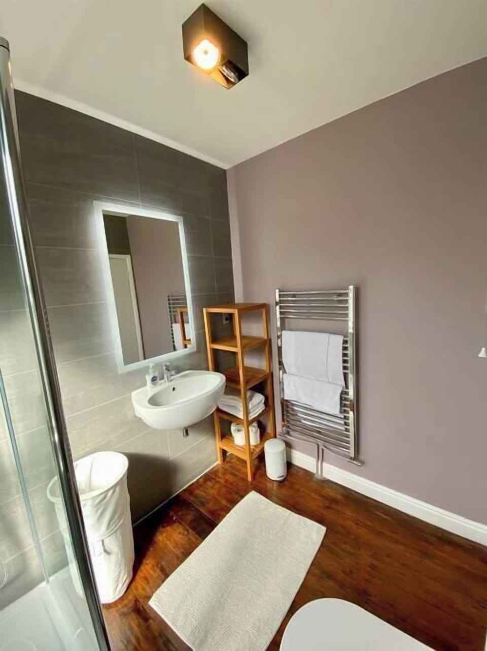 Newly designed shower room.
