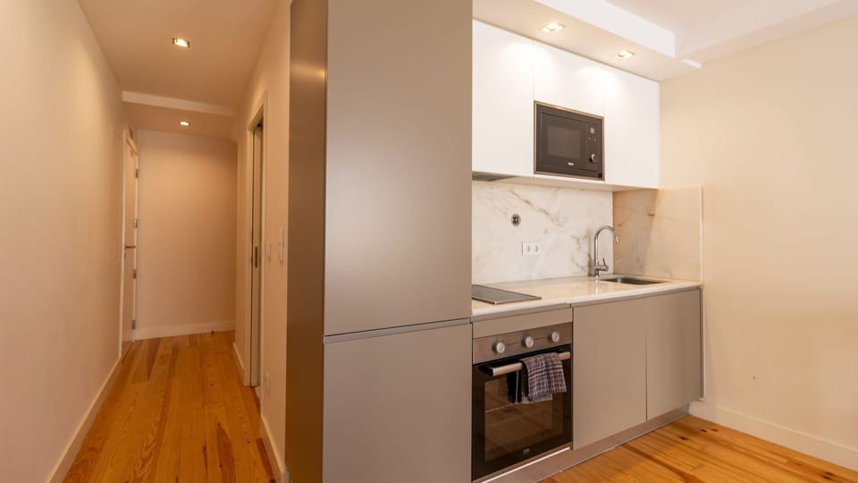 Our modern kitchenette counts with all the essential amenities you might need during your stay, including a Nespresso coffee machine, kettle and toaster #lovely #bright