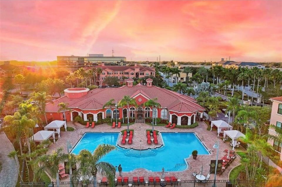 Clubhouse with pool 