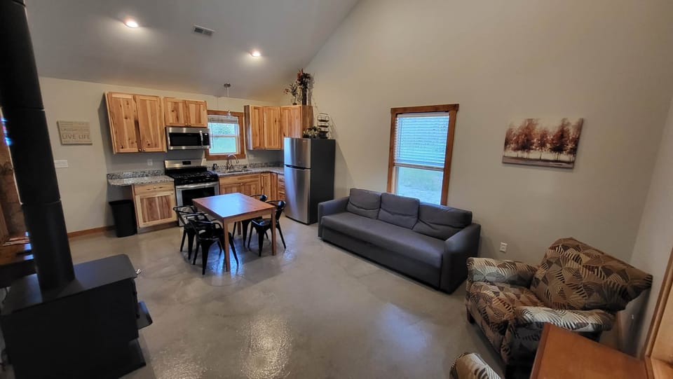 Kitchen and Living Room