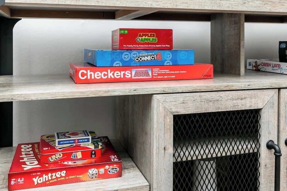 Create lasting memories with our collection of board games and card games, perfect for family game nights or relaxing evenings together.