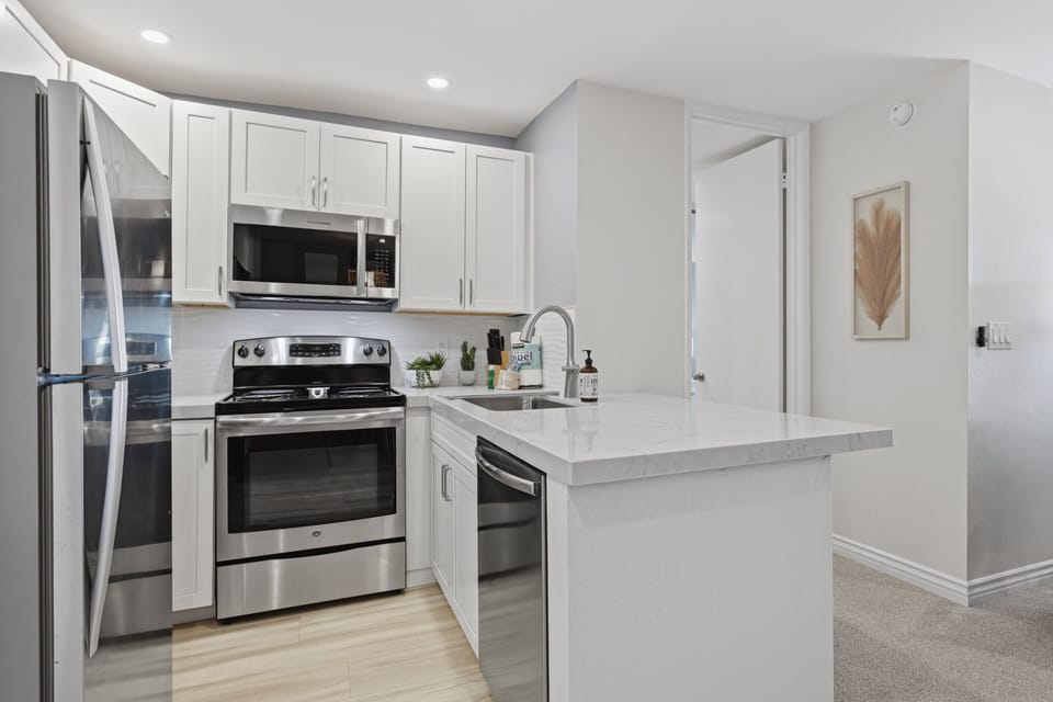 All the basic cooking utensils and appliances provided for a stress-free stay.