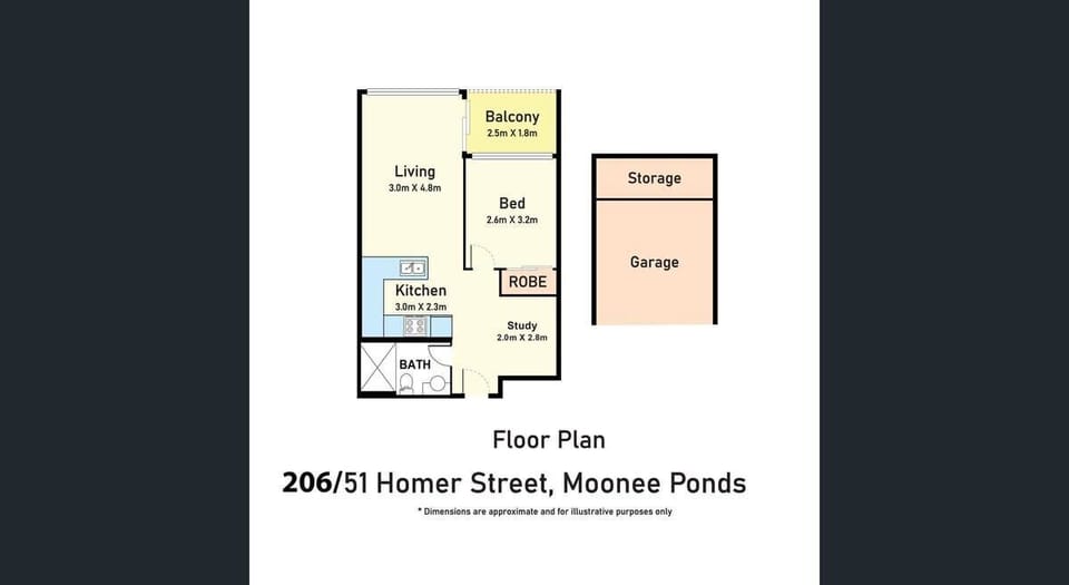 1 designated parking Floor plan