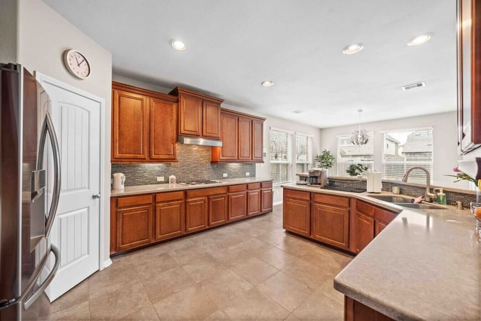 Spacious, well-equipped kitchen for all your cooking needs.