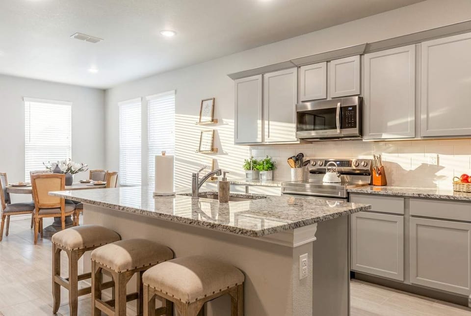 Your personal cooking playground. Spacious, stylish, and ready for family feasts or solo snacks.