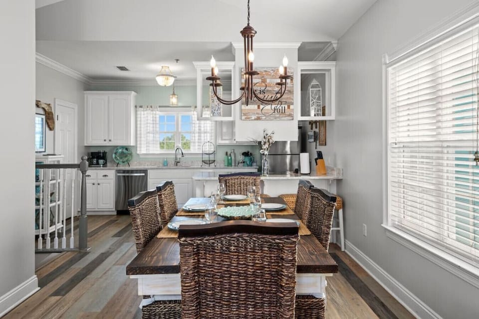 Open dining room and updated kitchen where style meets comfort!