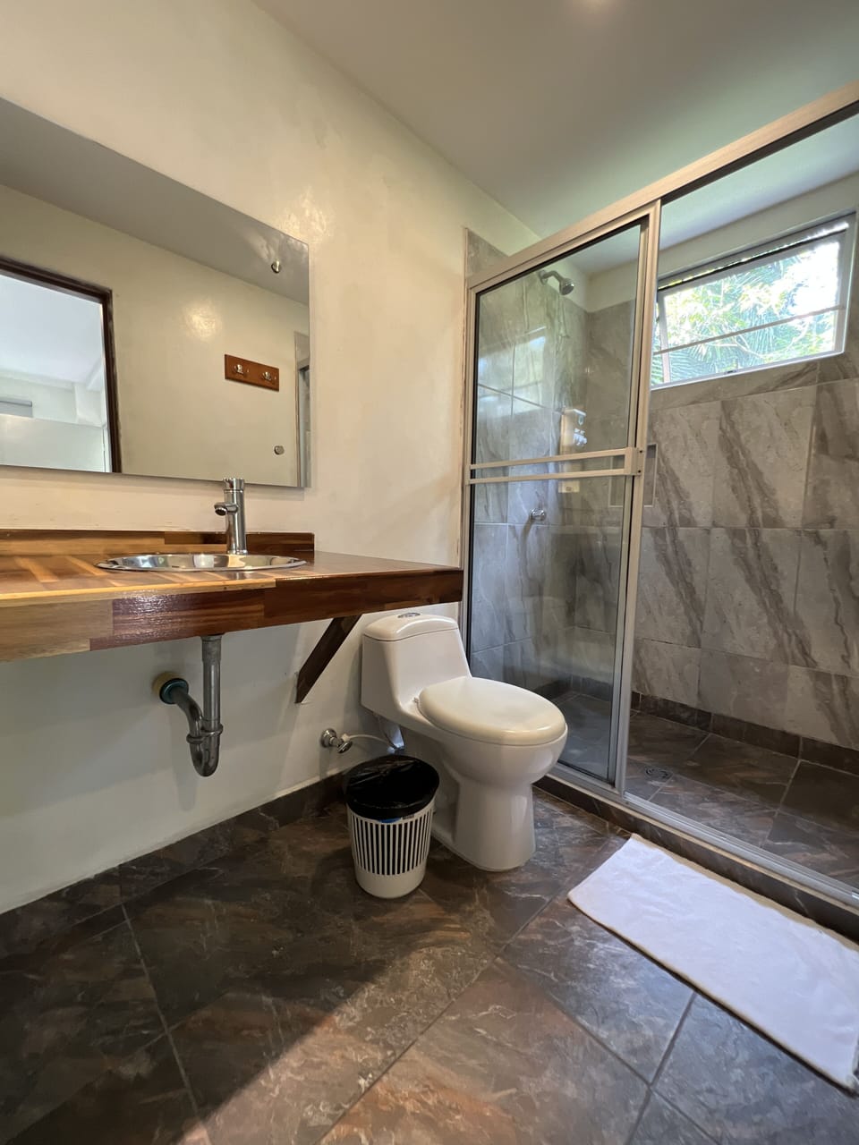 Shower, towels