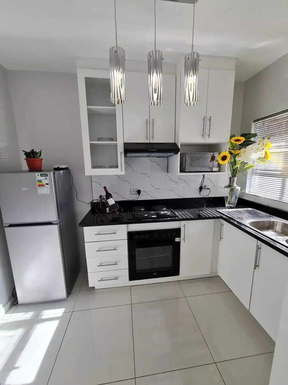 Enjoy and experience either microwave, gas stove, or electric stove with grill