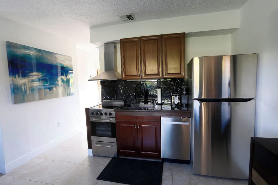 View of kitchen