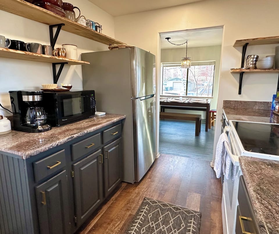 Kitchen looking toward dining room