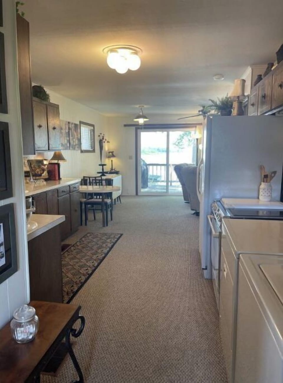 Inside the front entry. Wifi available for use.