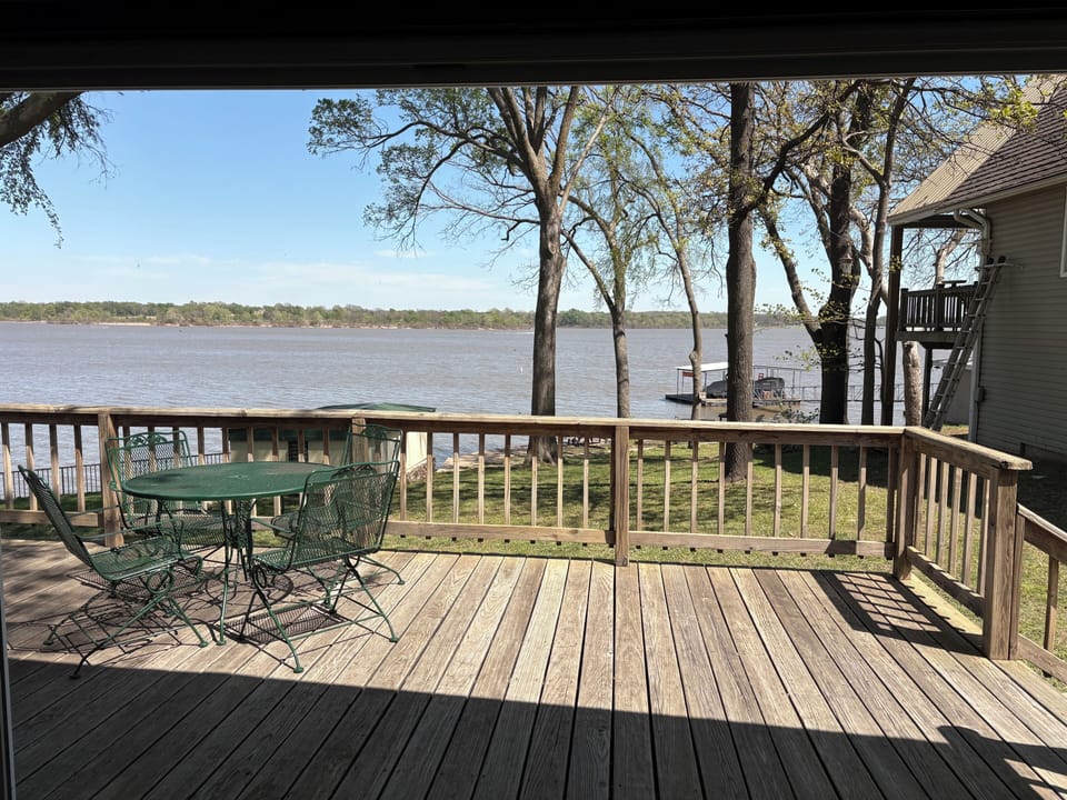 View from the living room couch