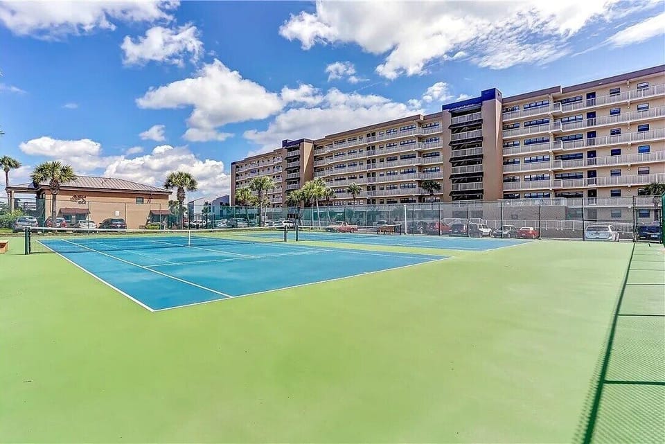 Tennis Courts also Marked for Pickleball