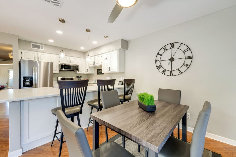 Dining Area | Kitchen | Renovated Interior