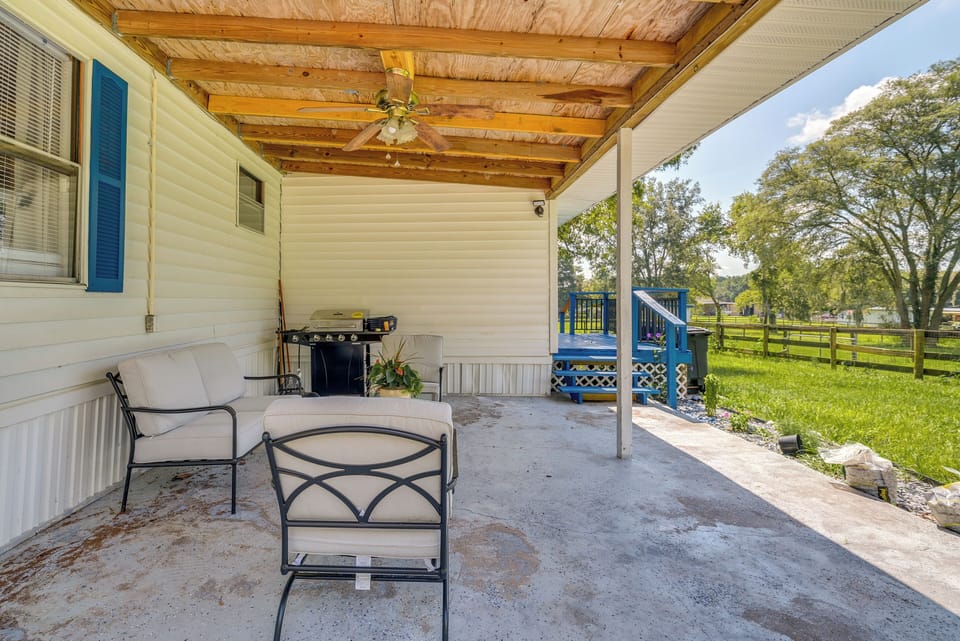 House Exterior | Furnished Patio | Gas Grill