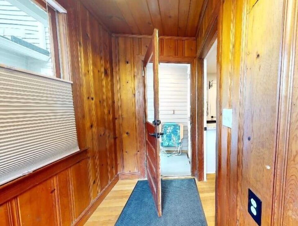 2nd exit in back with Beach Chairs & Boogie Boards