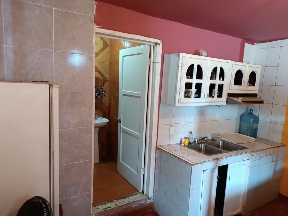 Comfort Studio | Private kitchen | Shared fridge, blender, cleaning supplies, freezer