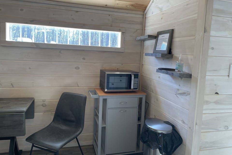 Microwave and extra work space if needed