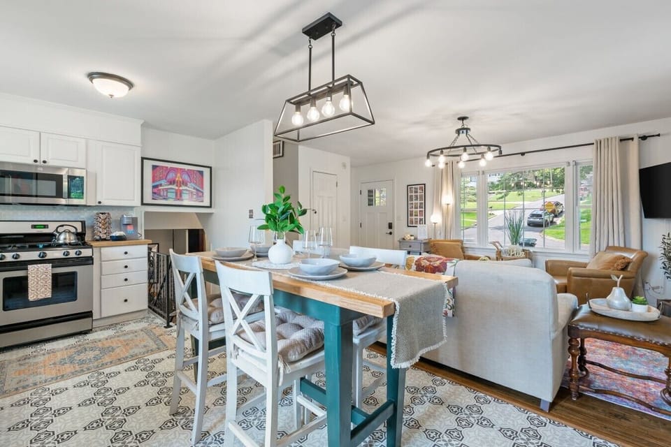 Dining Table - Open Concept Living Room