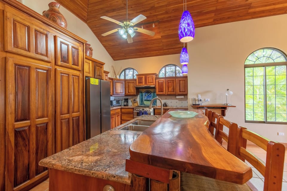 Kitchen with island seating for 4