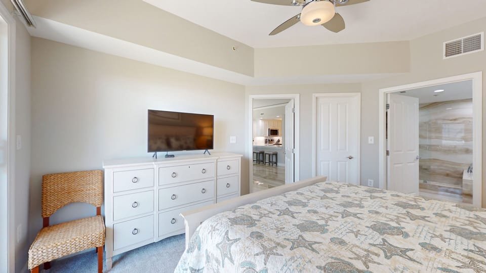 Primary Bedroom with HDTV