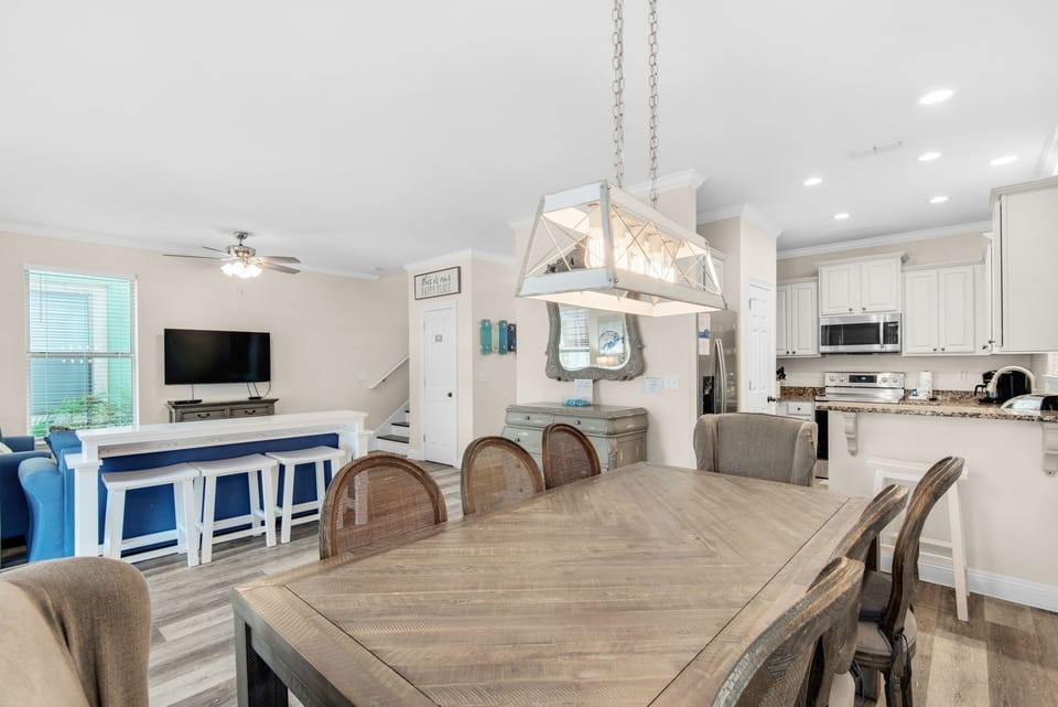 Dining to living room view