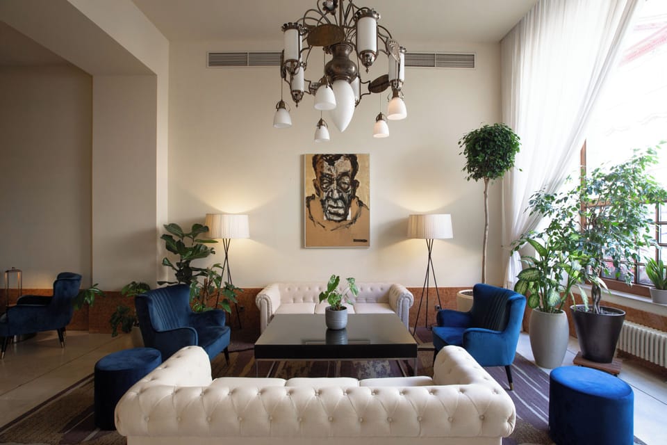 Lobby sitting area