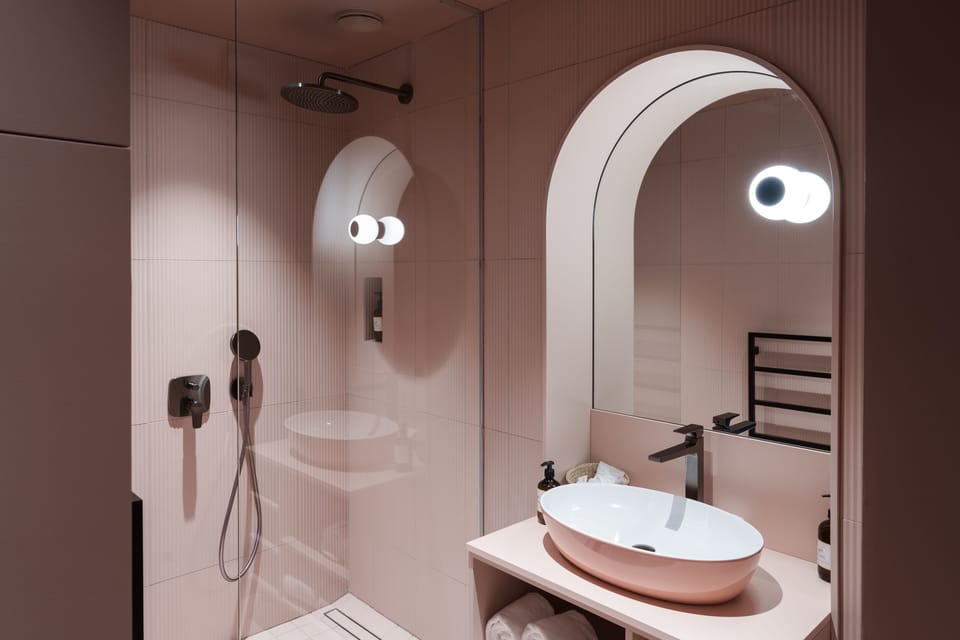 Superior Room | Bathroom | Hair dryer, bathrobes, towels, soap