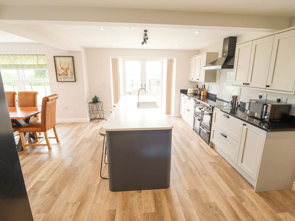 Fridge, dishwasher, electric kettle, toaster