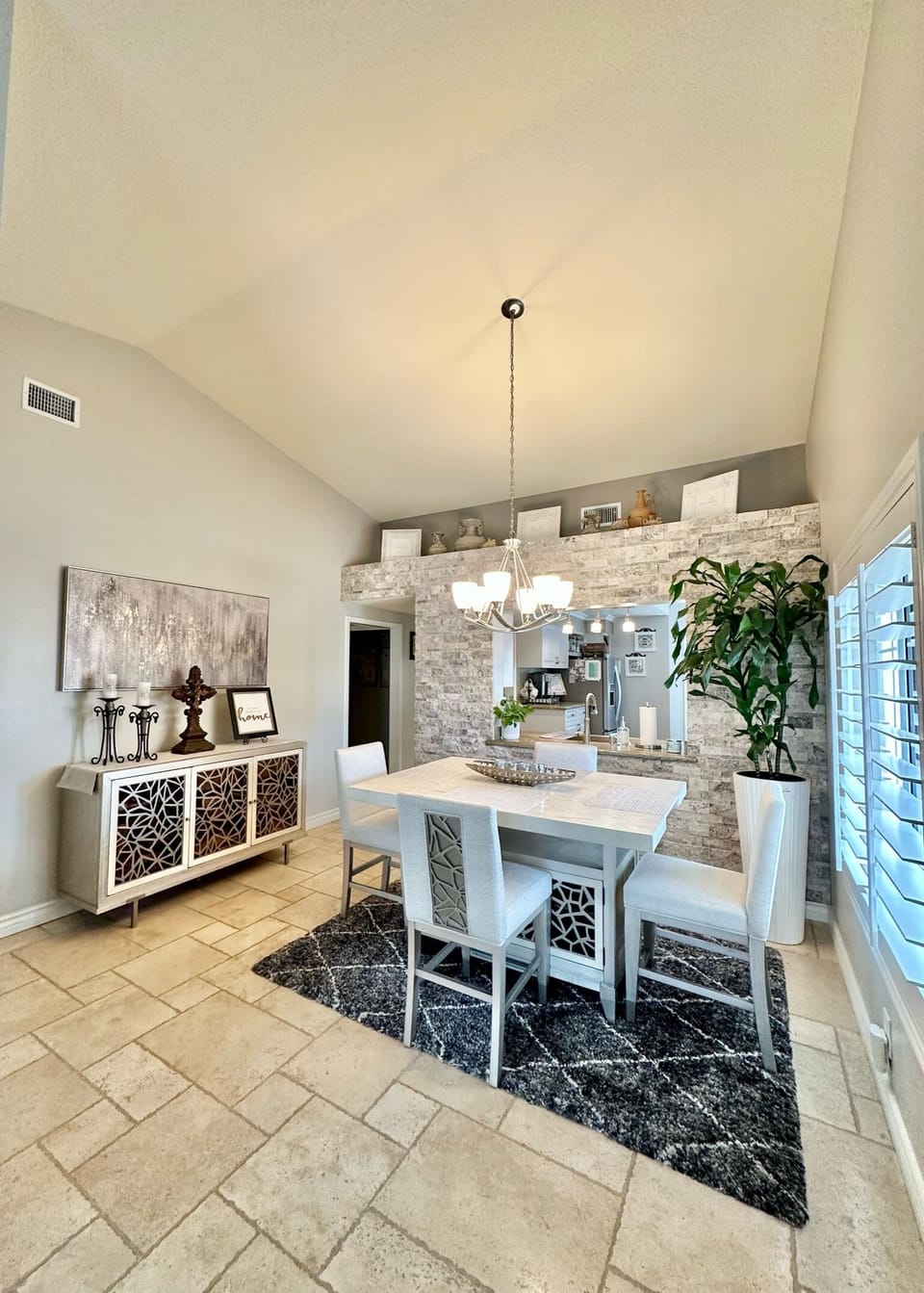 Dining room area