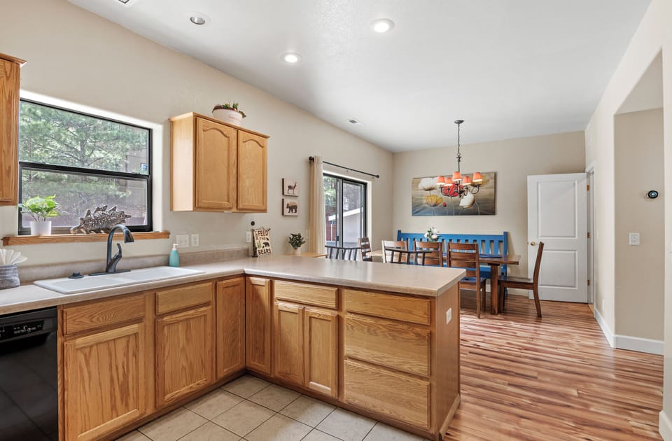 House | Private kitchen | Full-size fridge, microwave, oven, stovetop