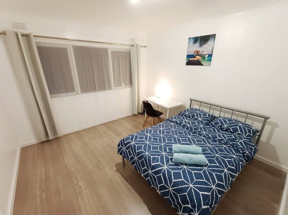 Bedroom 1 - Double Bed with Work Desk