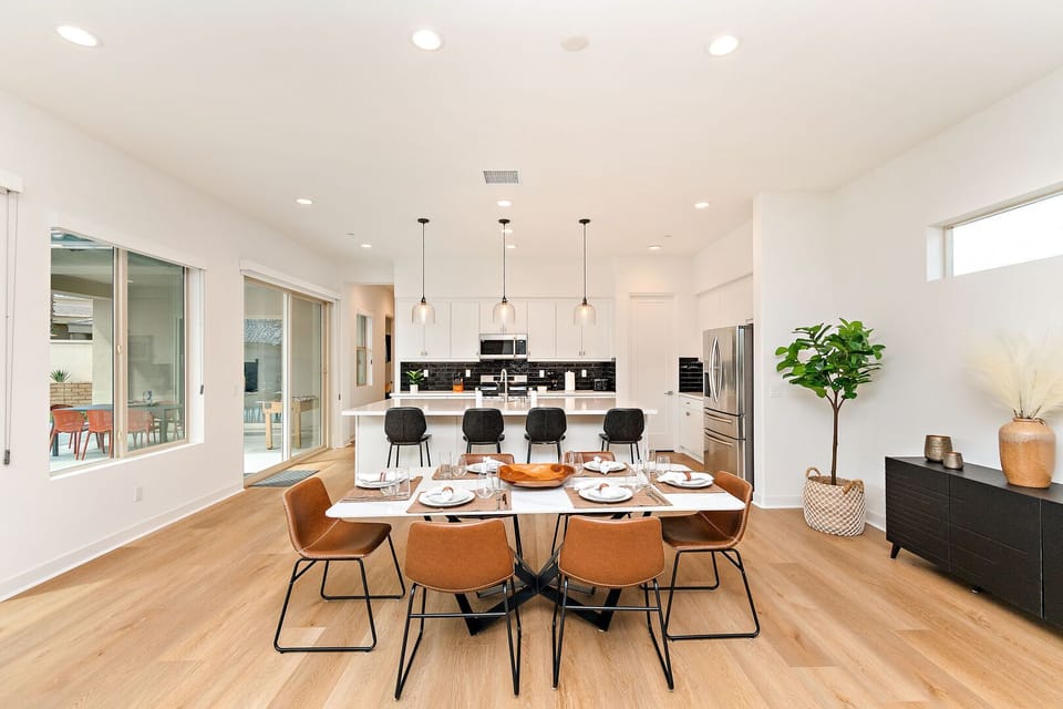 The open floor plans allows for getting around very easily.