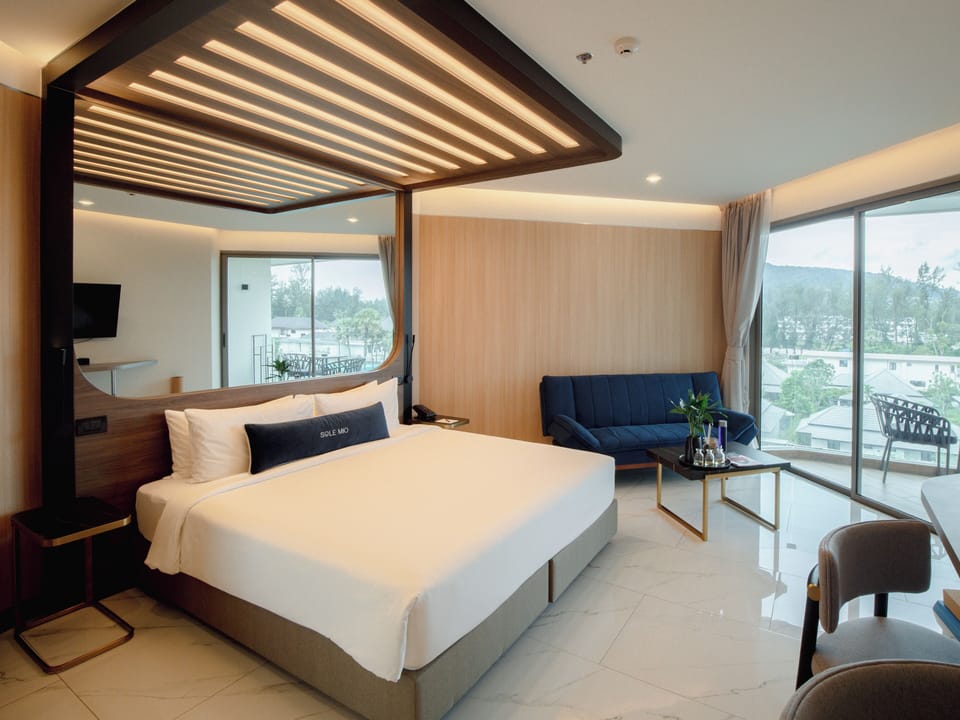 Premium Double Room, 1 King Bed (Wellness Deluxe Room) | In-room safe, desk, laptop workspace, soundproofing