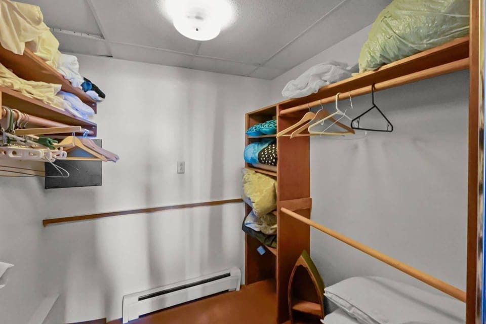 Ample closet space.