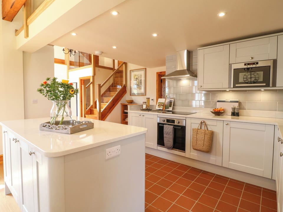 Fridge, dishwasher, electric kettle, toaster