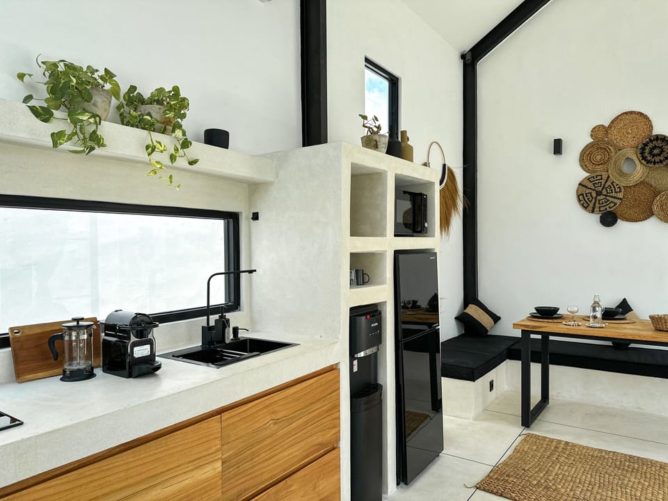 Villa, 1 Bedroom | Private kitchen | Fridge, microwave, stovetop, espresso maker