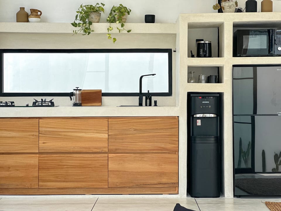 Villa, 1 Bedroom | Private kitchen | Fridge, microwave, stovetop, espresso maker