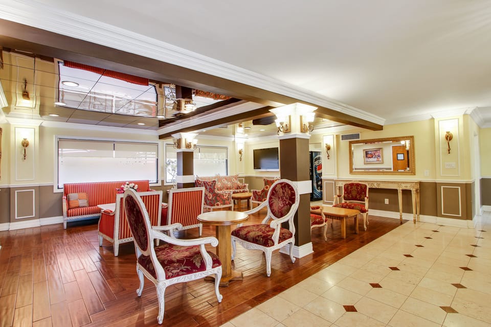 Lobby sitting area