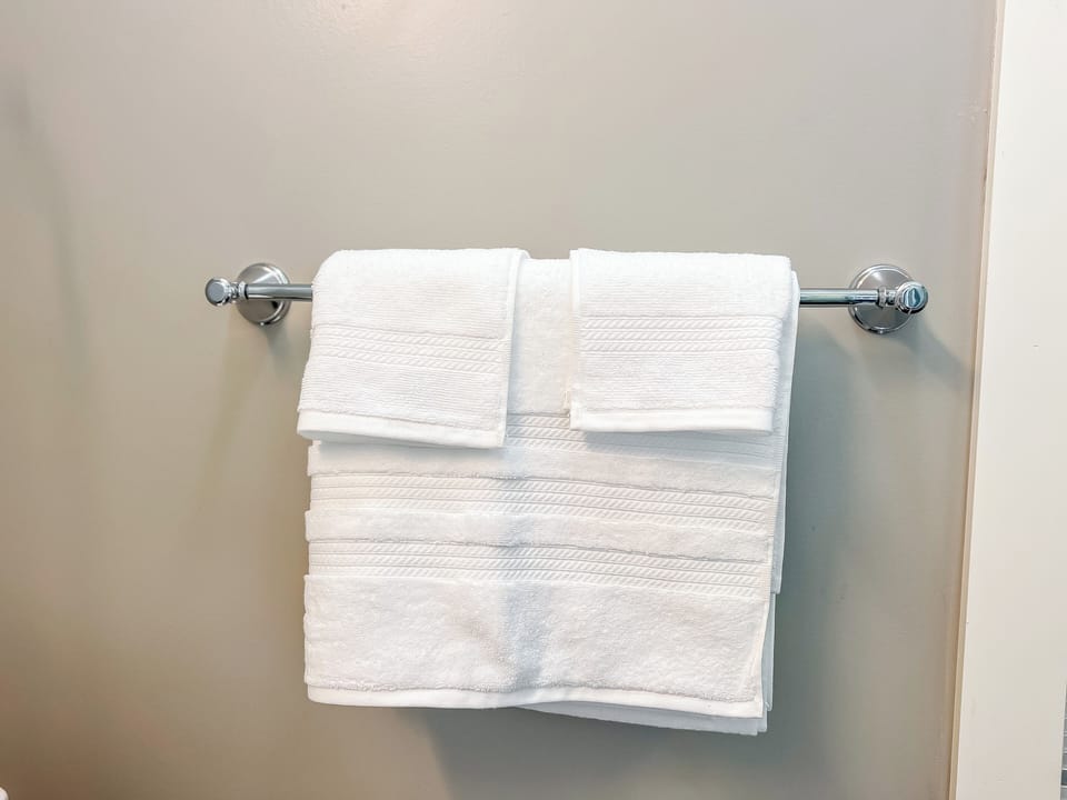 Fluffy towels are ready