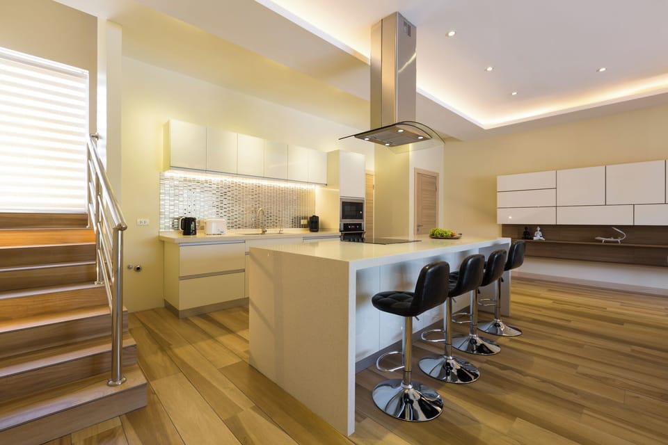Premium Villa, 5 Bedrooms, Bay View | Private kitchen | Highchair