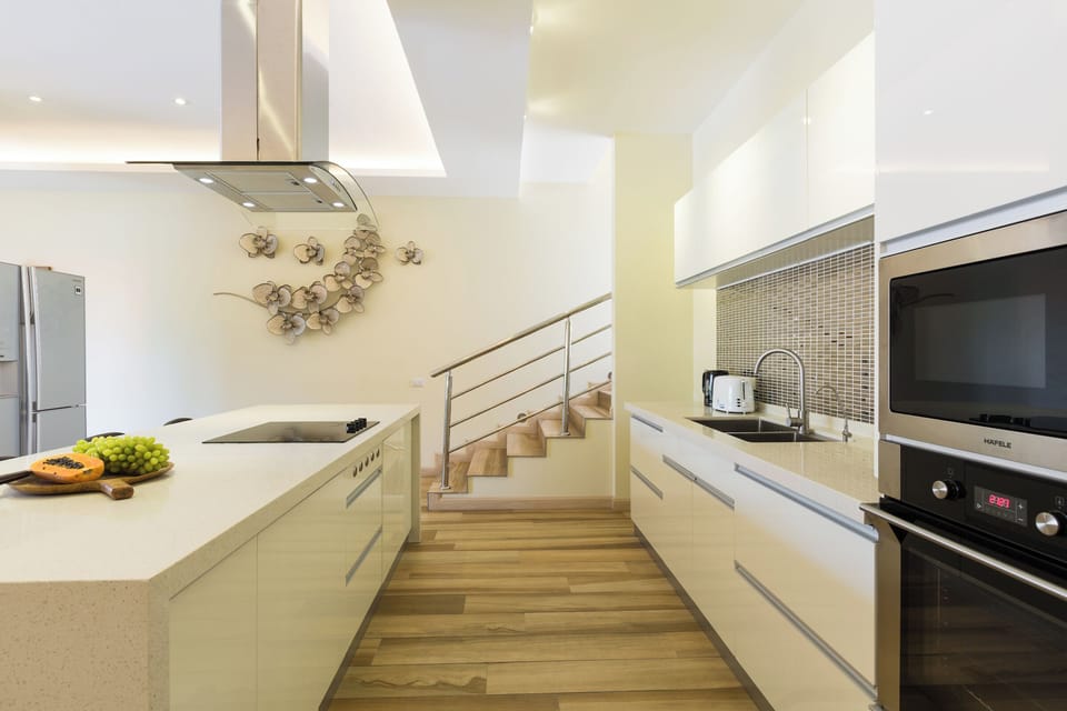 Premium Villa, 5 Bedrooms, Bay View | Private kitchen | Highchair