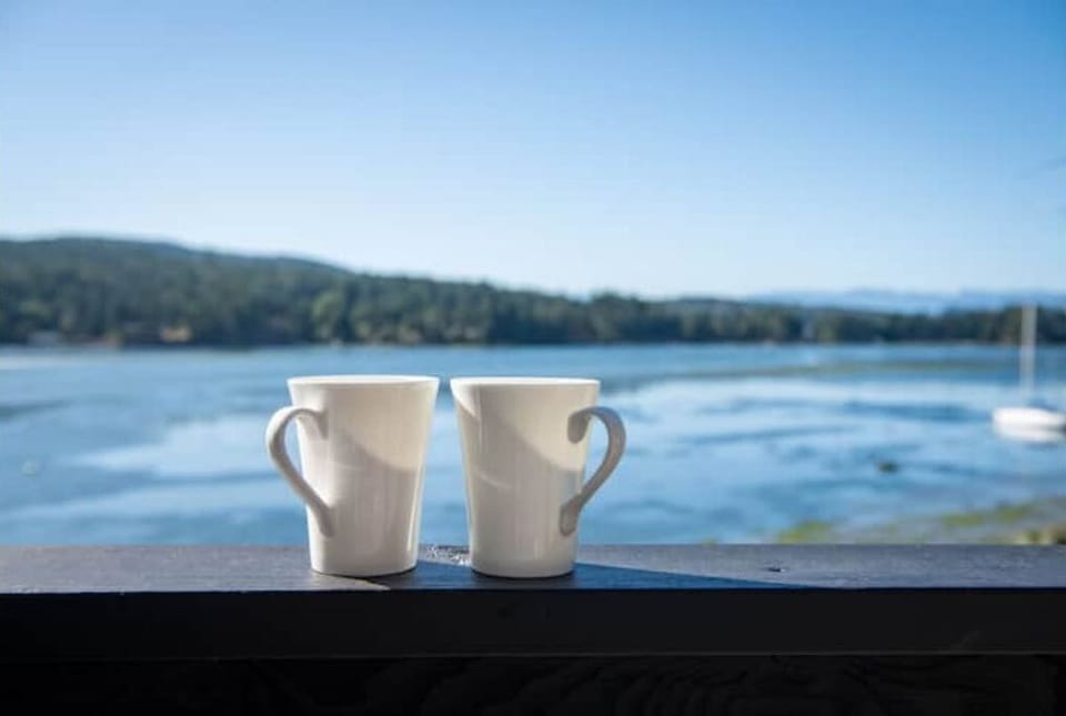 Coffee on the deck