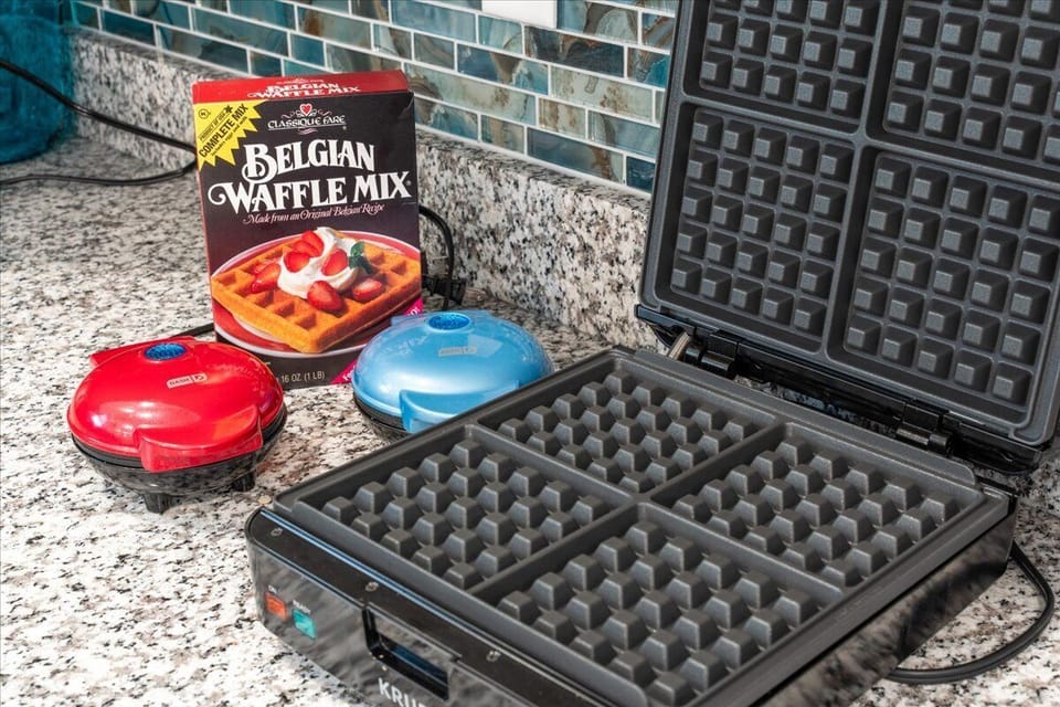 Complementary waffles at the Waffle Bar during your stay!